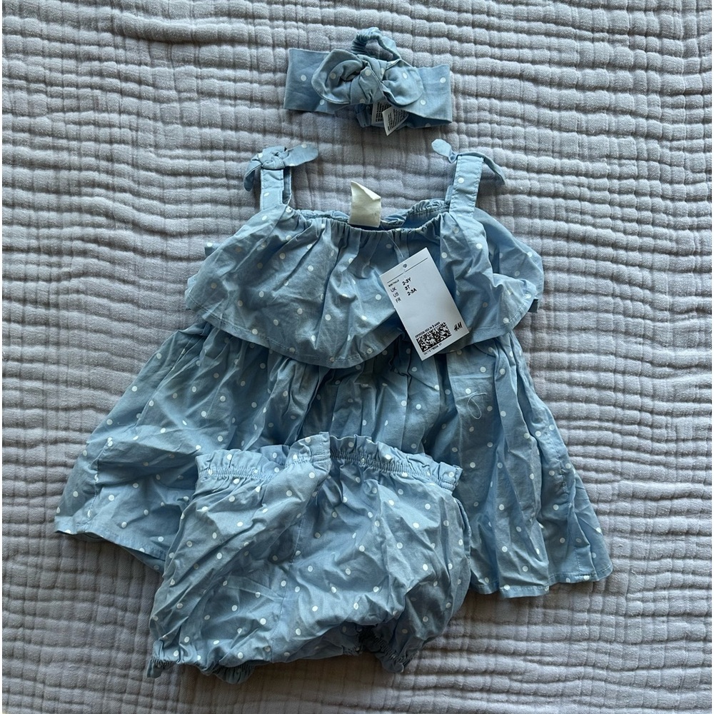 H&M Gir's dress set